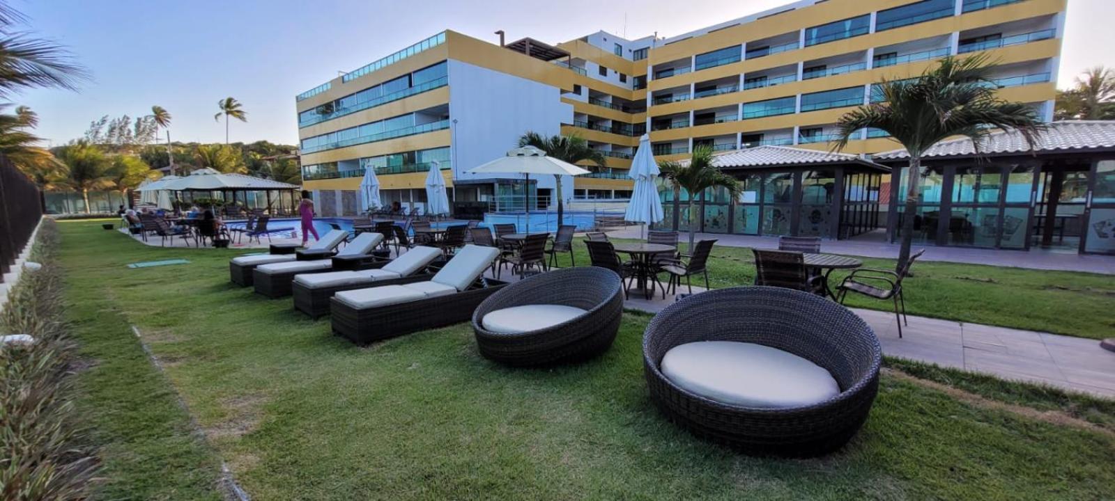 Apartmán Flat Pe Na Areia - Residencial Tabatinga Conde  Exteriér fotografie