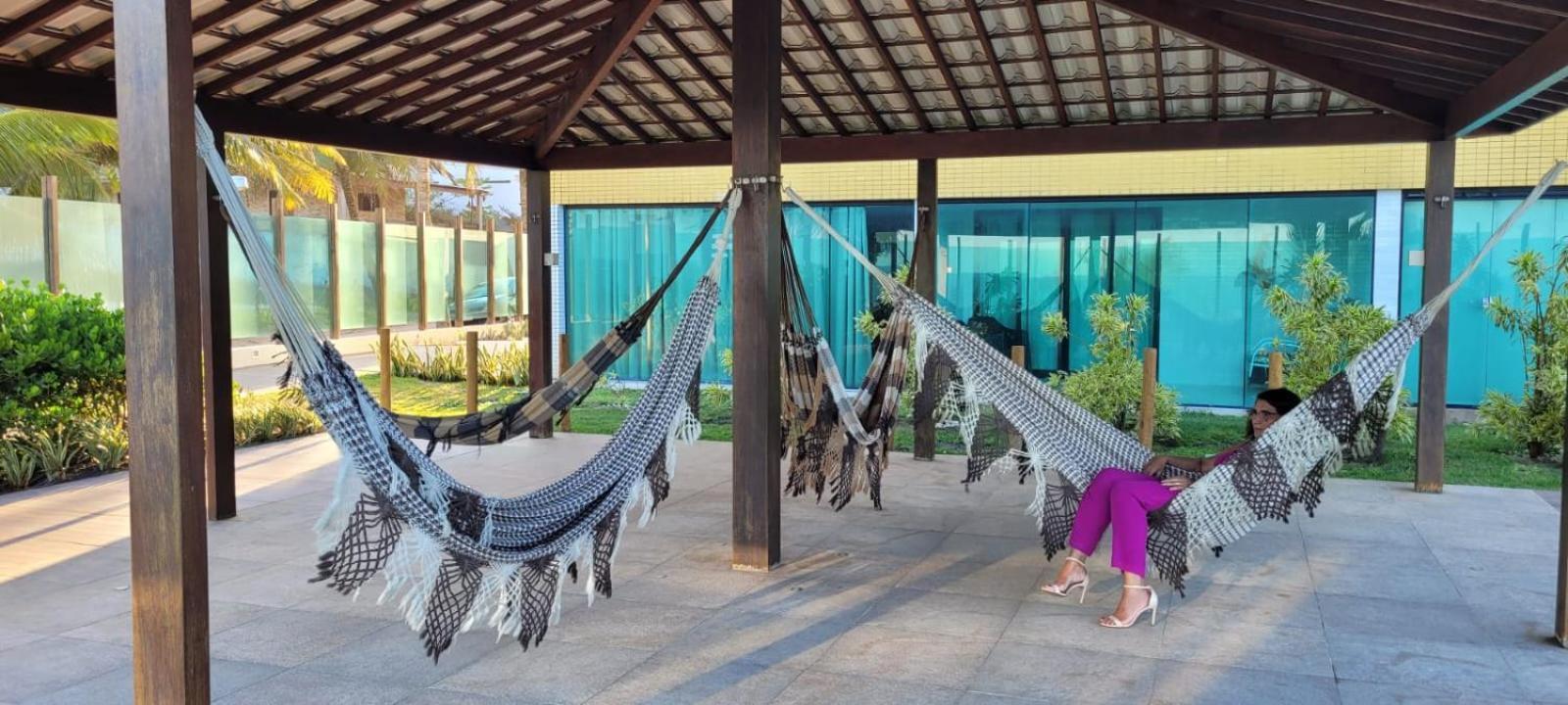 Apartmán Flat Pe Na Areia - Residencial Tabatinga Conde  Exteriér fotografie