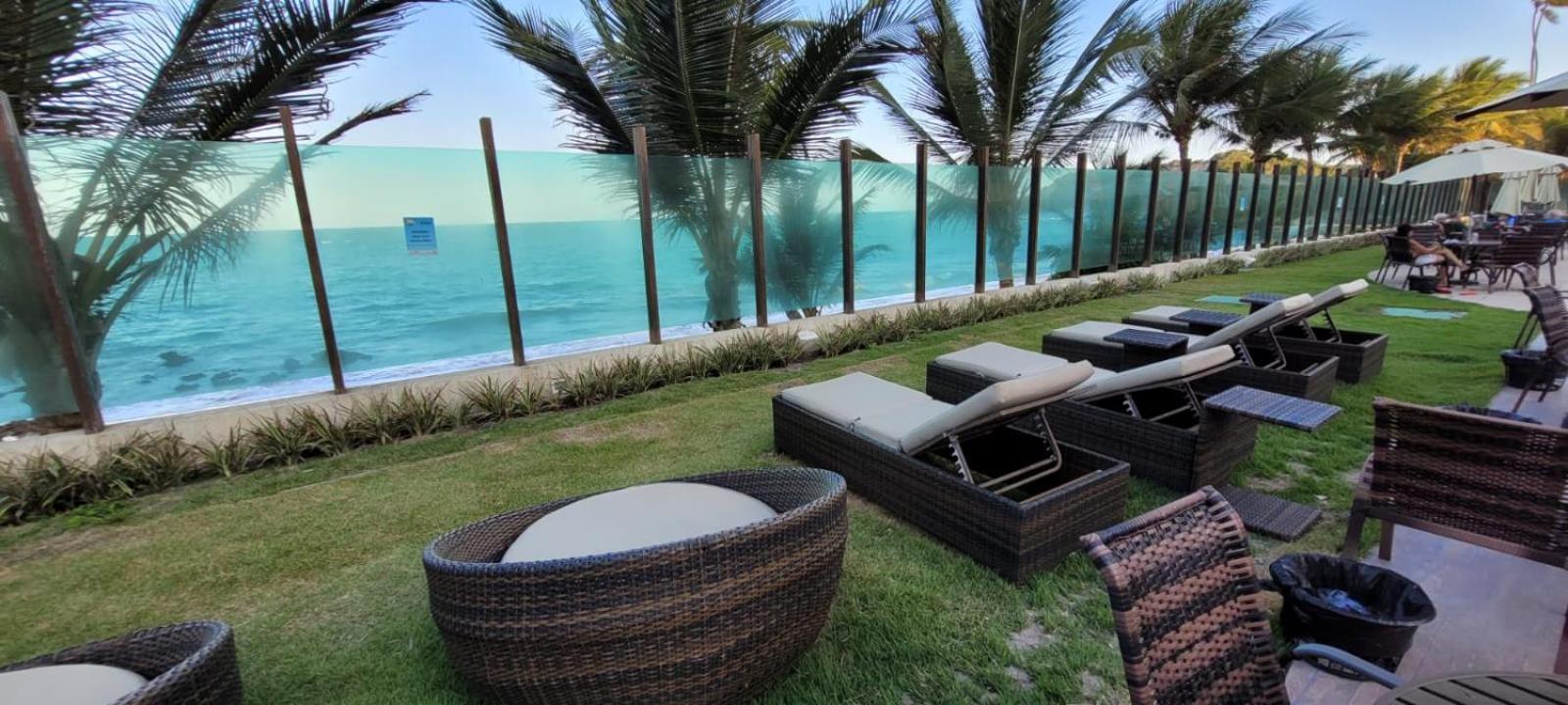 Apartmán Flat Pe Na Areia - Residencial Tabatinga Conde  Exteriér fotografie